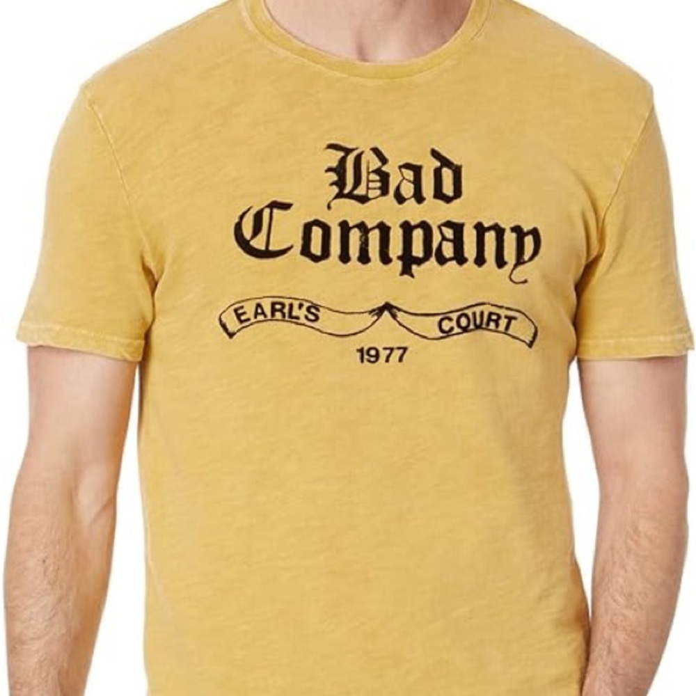 Bad Company for Lucky Brand 1977 Tee Size Large
